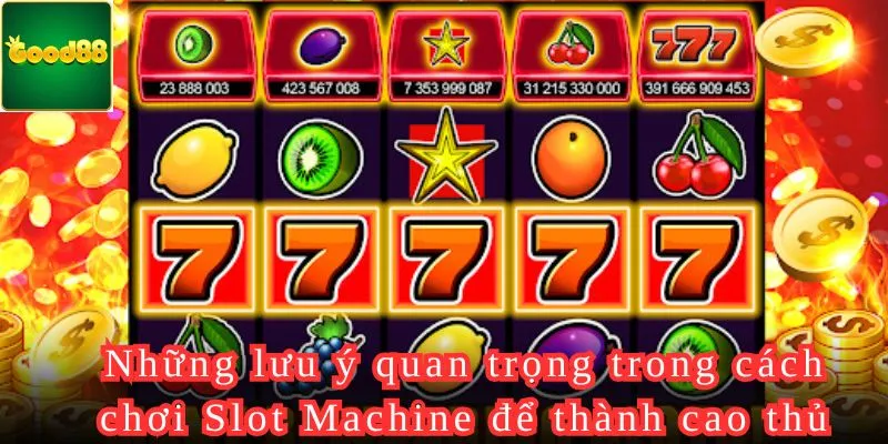 Những lưu ý quan trọng trong cách chơi Slot Machine để thành cao thủ