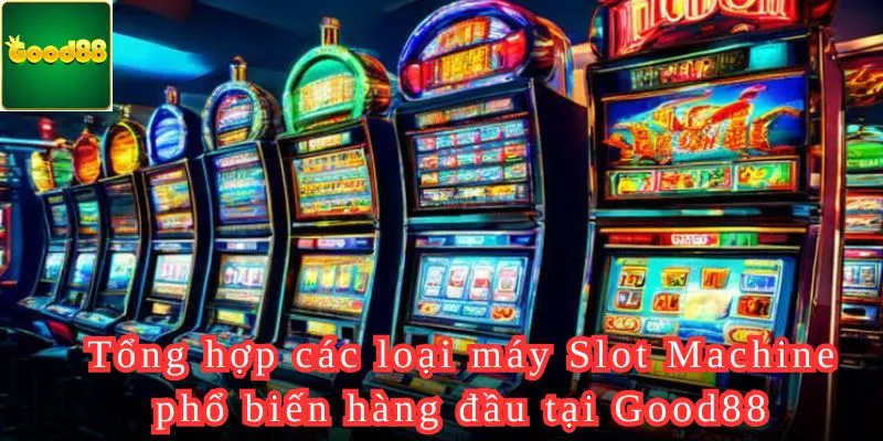 Tổng hợp các loại máy Slot Machine phổ biến hàng đầu tại Good88