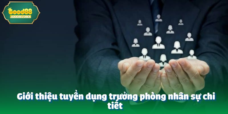 Tuyển Dụng Trưởng Phòng Nhân Sự - Mô Tả Công Việc Chi Tiết 2 Giới thiệu tuyển dụng trưởng phòng nhân sự chi tiết